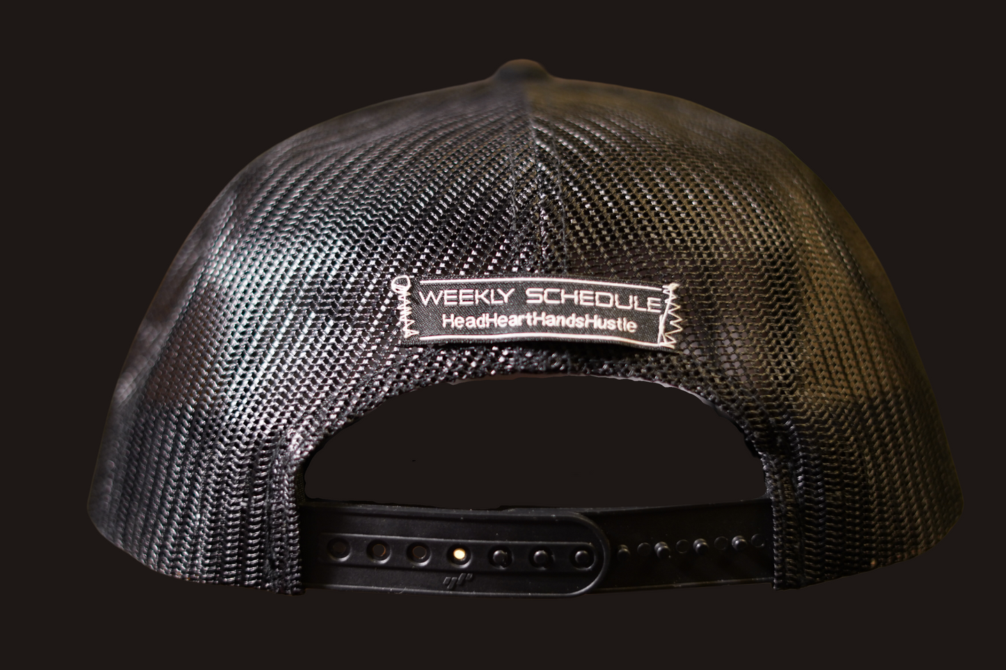 Weekly Schedule Logo Snapback - Black