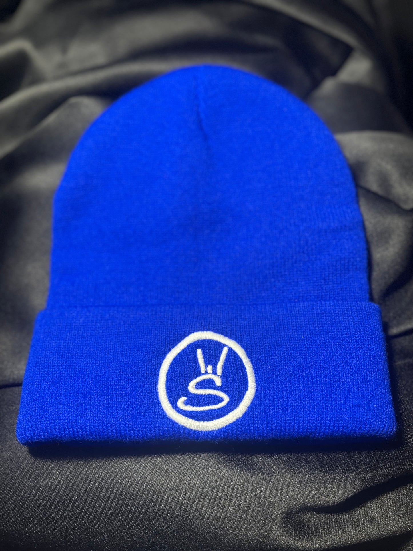 WEEKLY SCHEDULE Logo Beanie - Blue w/White Logo