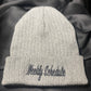 WEEKLY SCHEDULE Logo Beanie - Gray w/Black Script